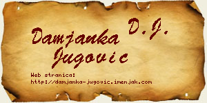 Damjanka Jugović vizit kartica